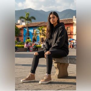 Vans Hana Beaman Sk8-Hi MTE Sherpa Lined Scotchgard Leather Sneakers 9.5/8.0 MEN